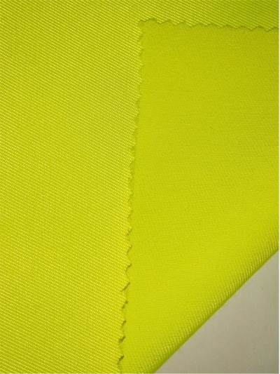XX-FSSY/YULG  T/C 85/15 hi-vis poly cotton interweave fabric 250D*12S  255GSM 側面照
